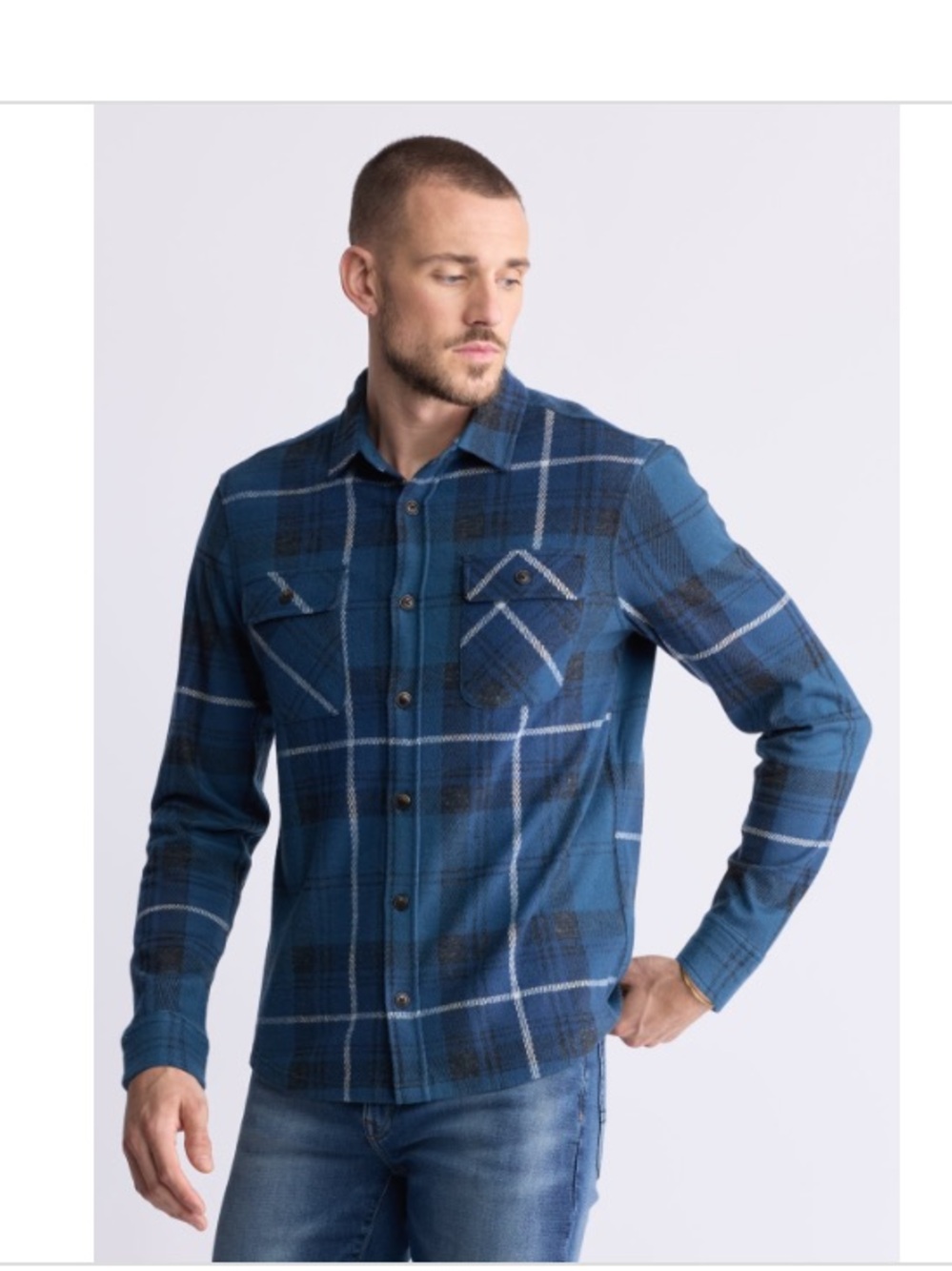 Buffalo Jeans Men's Samme Plaid Blanket Shirt